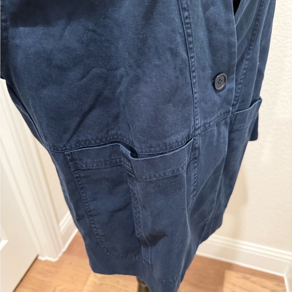 New With Tags Apiece Apart Navy Cotton Blazer Jacket - Picture 8 of 12